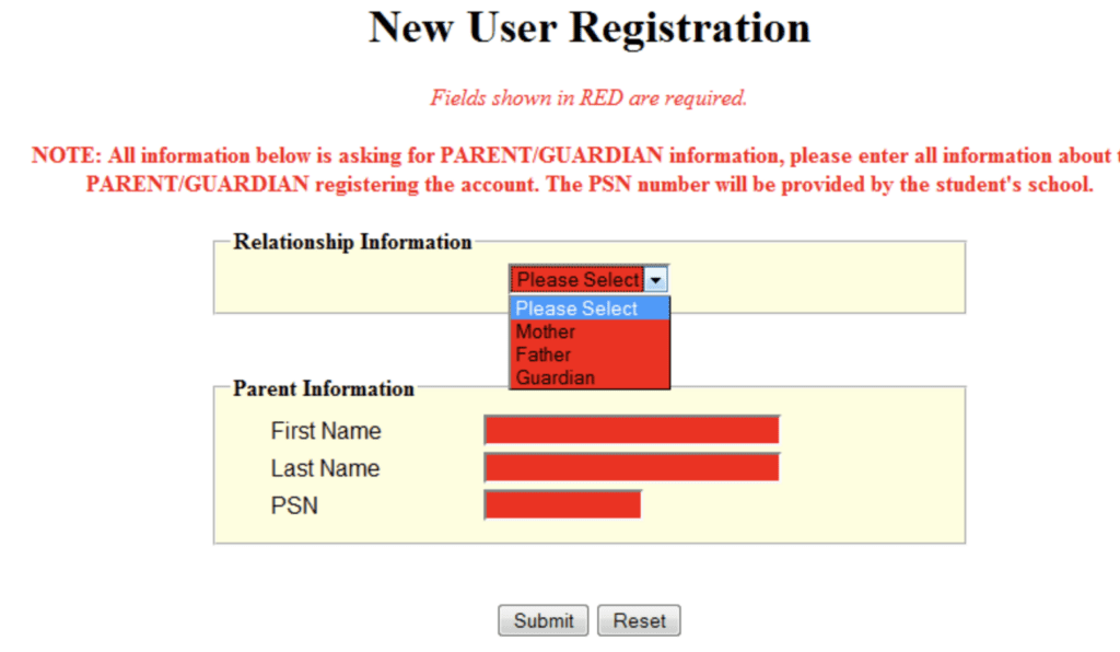 Update Student Information via Student Progress Center